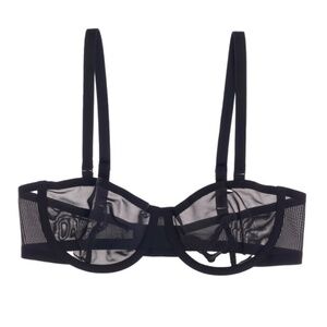 CUUP Balconette Bra- Mesh- Black- 36E